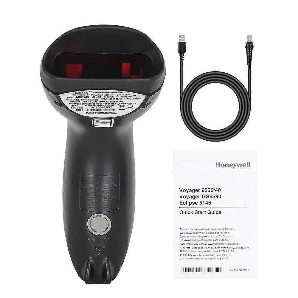 Metrologic MK5145-31A38 1D Eclipse Laser Handheld Barcode Scanner Reader with USB Cable