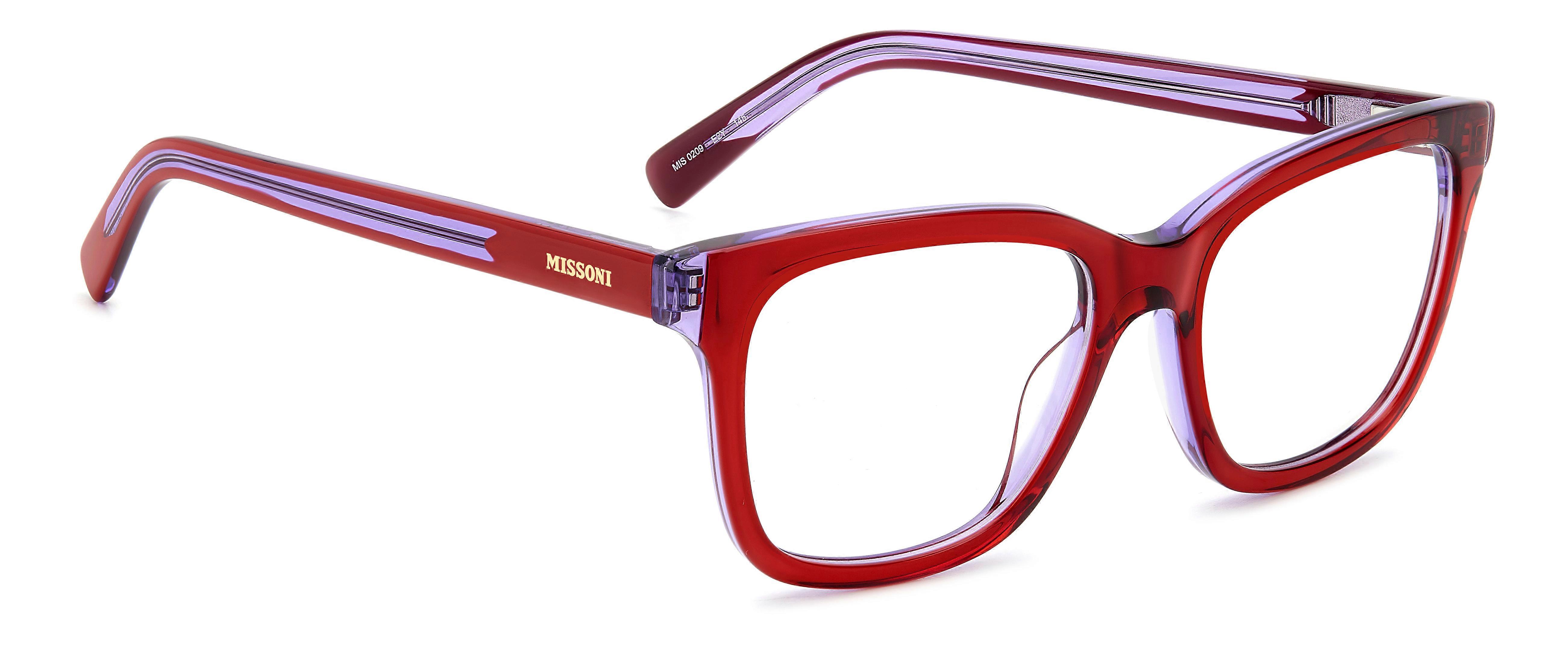 Eyewear Frames MISSONI MIS 0209 E2Y RED VIOLET 52/17/145 WOMAN