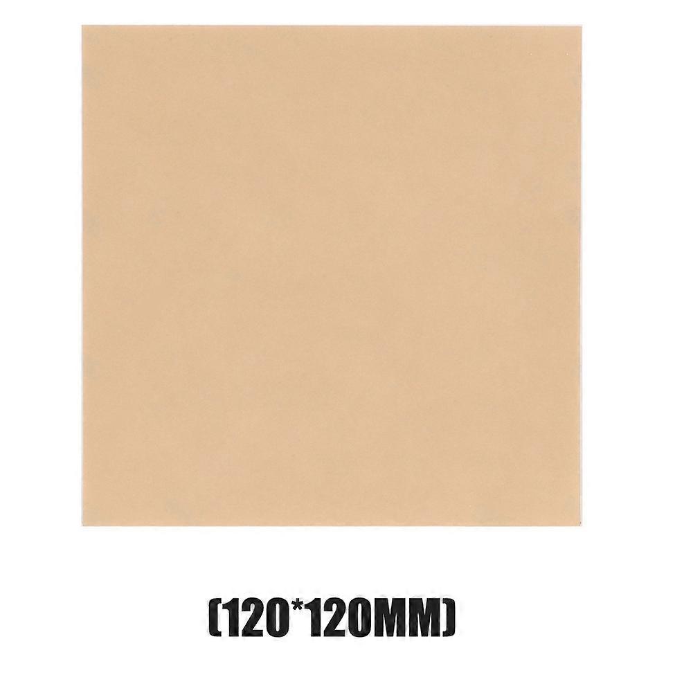 3D Printer Accessory PEI Sheet With Back Glue High Temperature Resistant(120*120mm)
