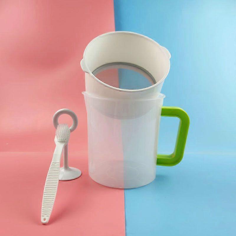 General 80 mesh soybean milk filter set of five 1.5L pulp Cup filter screen stirring handle brush soybean milk machine