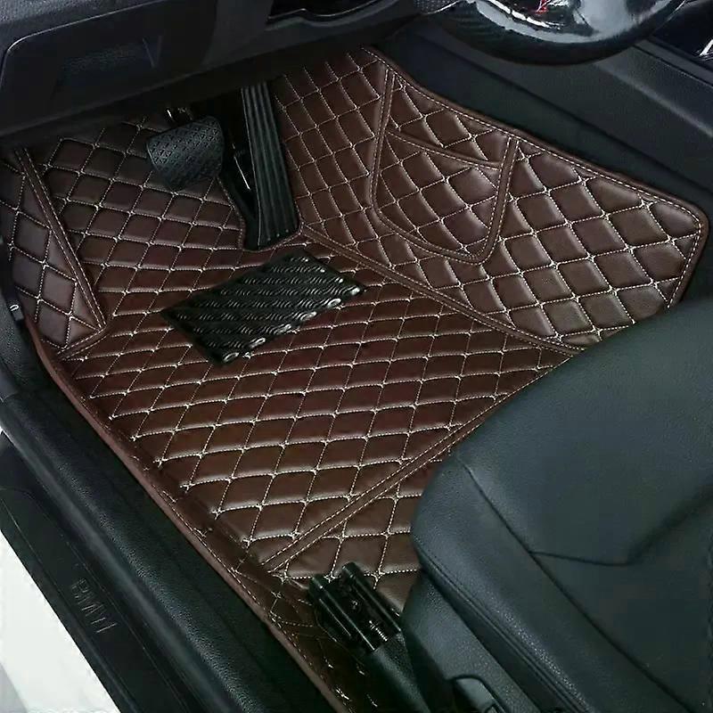 BHUAN Custom Leather Car Mat For Ssangyong All Models Rodius Kyron ActYon Rexton Korando Auto Accessories Car-Styling Car Carpet