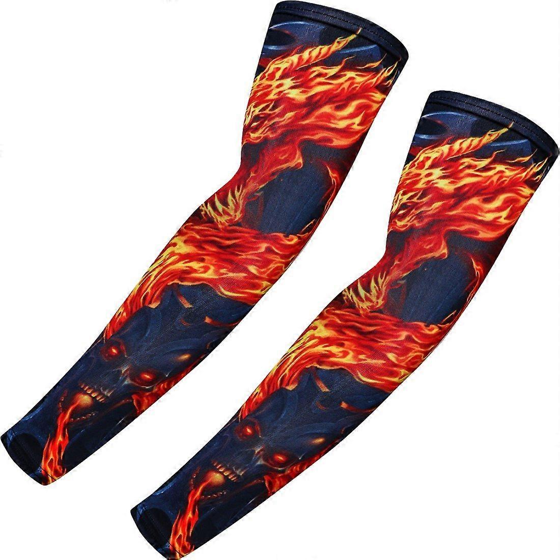 Arm Sleeves for Cycling Breathable Sun Protection Compression Fit