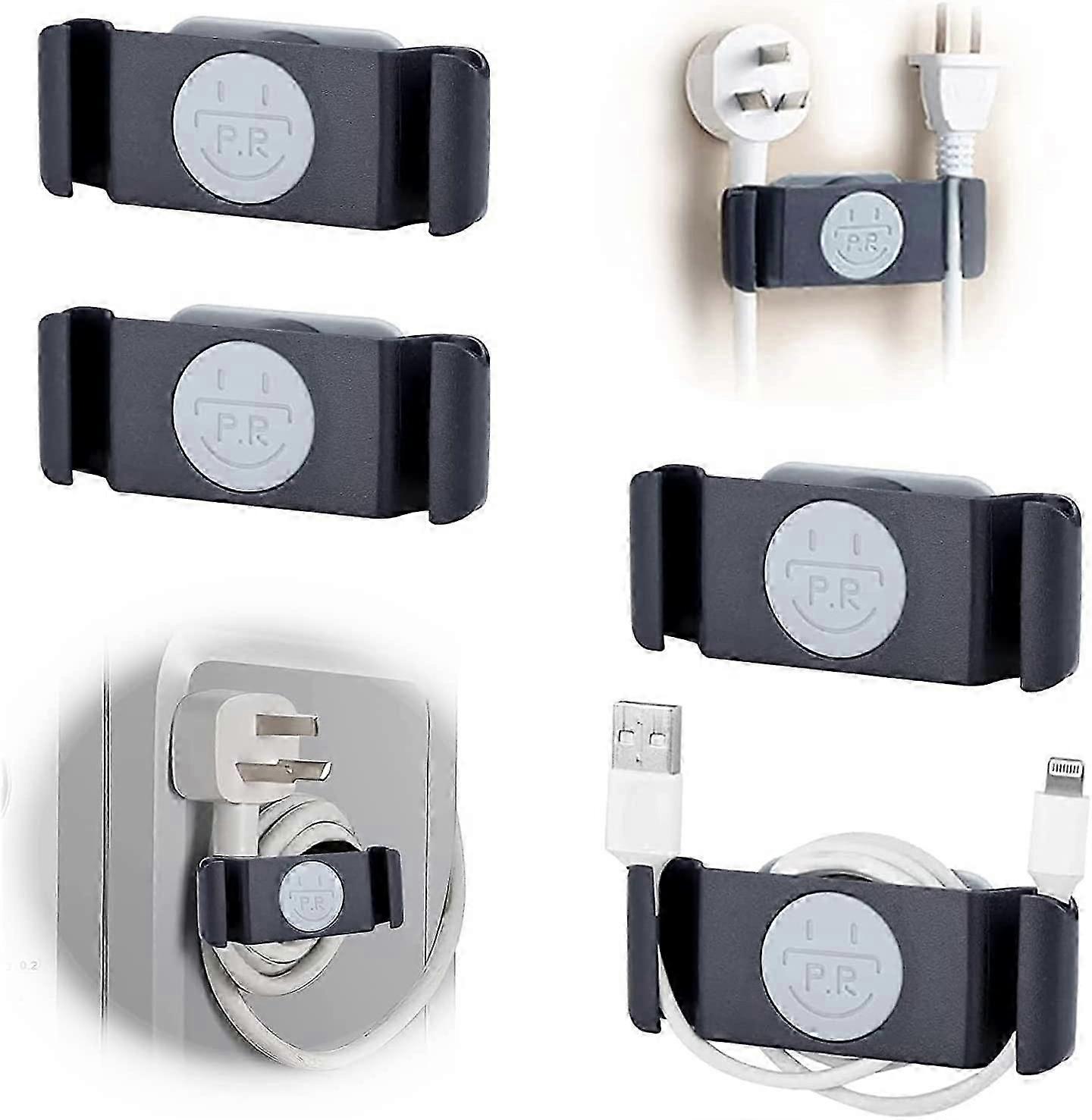 Power cord organizer 4 pieces rotatable 360 for kitchen appliance cord winder, blue