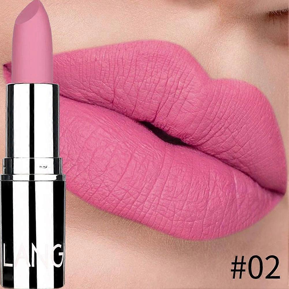 Langmani Tube Matte Lipstick Non Staying Cup Makeup Lipstick 8 Colors