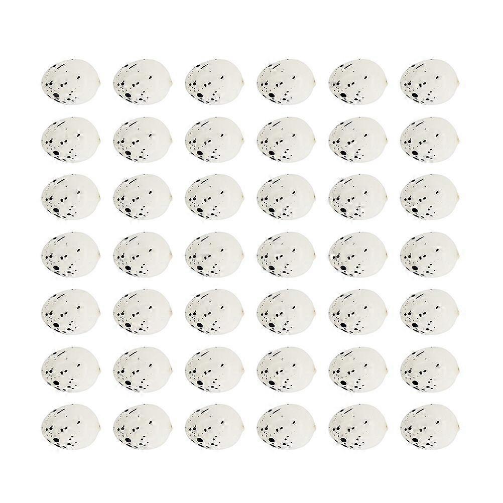 50pcs Simulation Bird Eggs Mini Artificial Quail Egg Model Toy Creative Easter Decor for