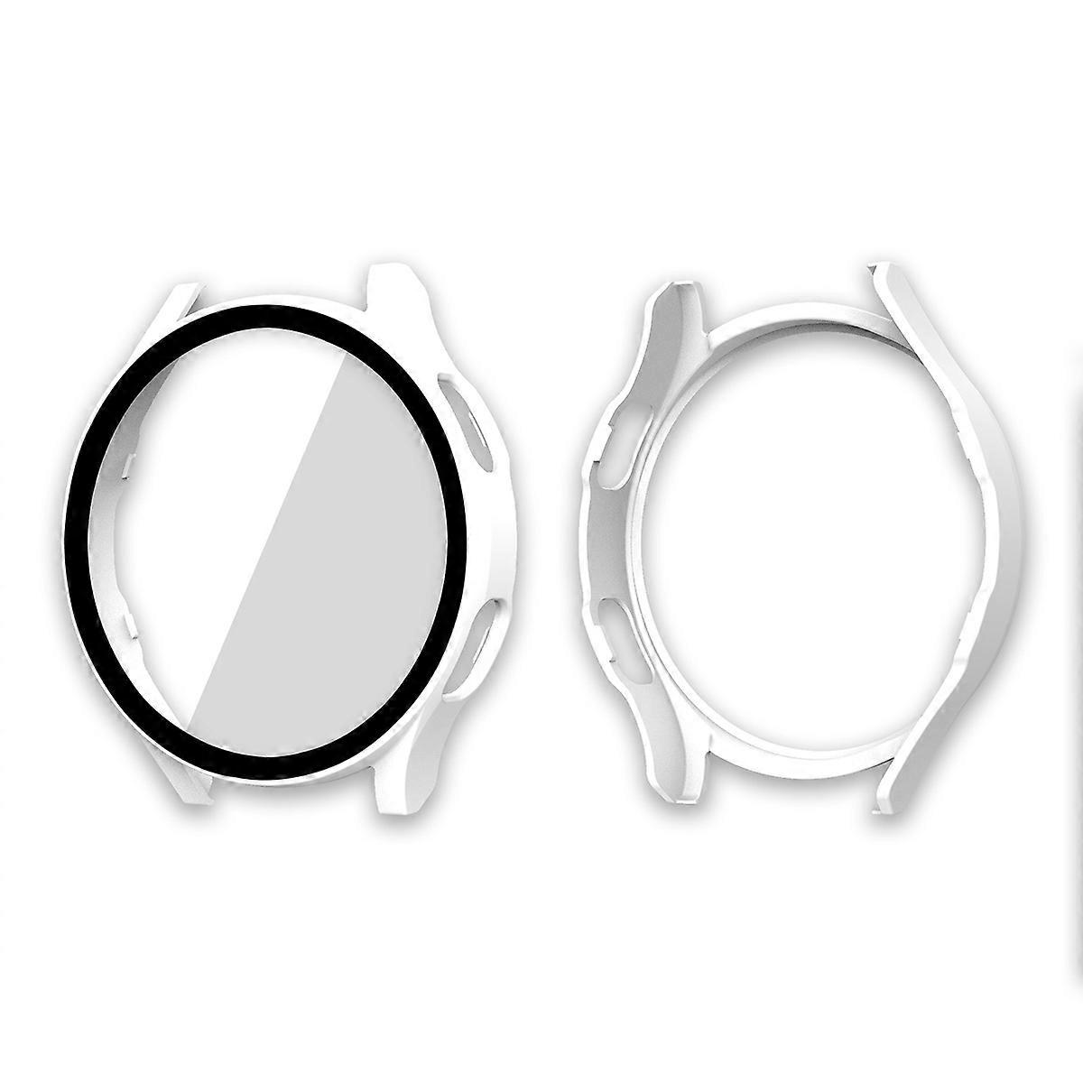ENKAY Hat-Prince Full Coverage PC Frame + Tempered Glass Protector Composite Case for Samsung Galaxy Watch4 40mm