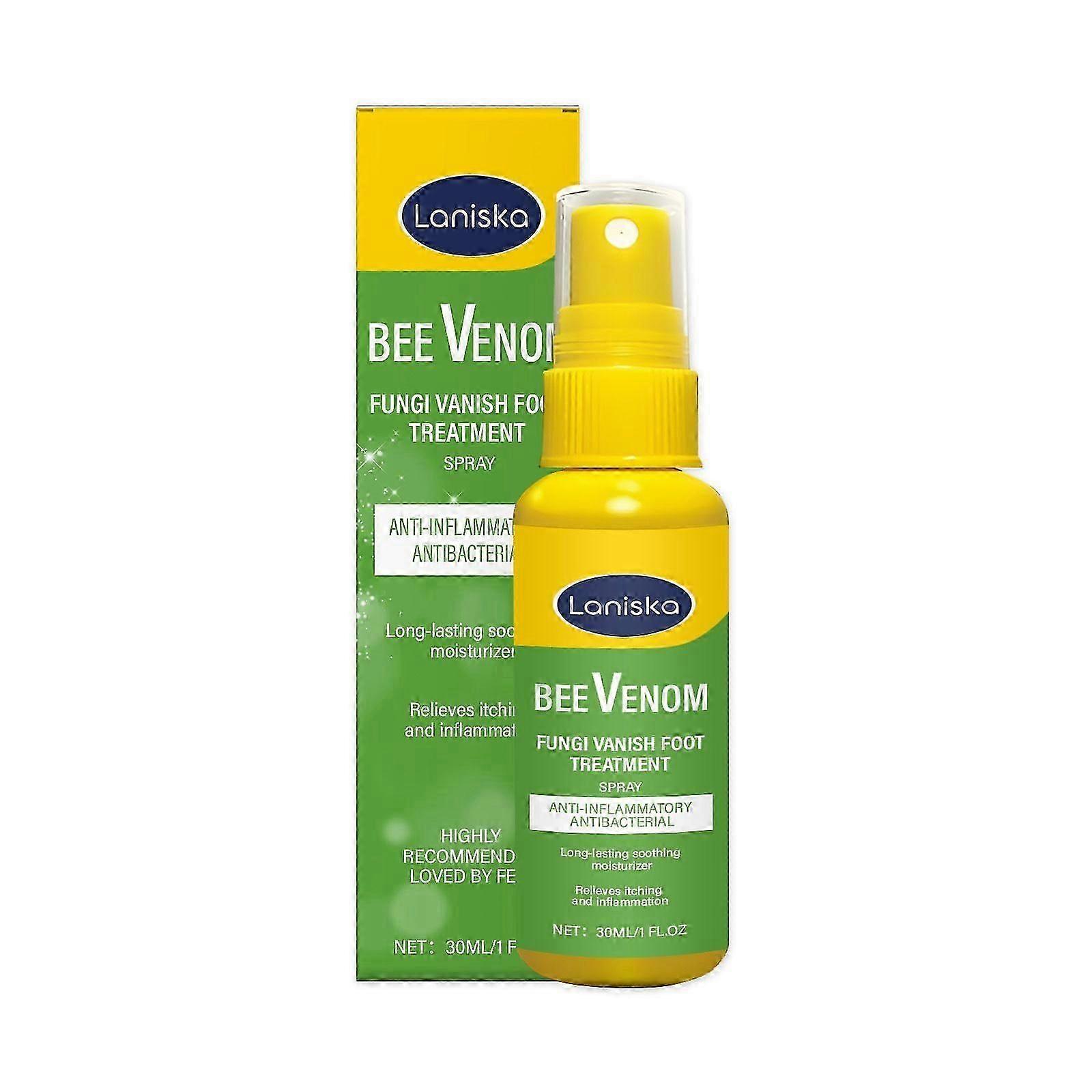 Bee Venom Fungi Vanish Foot Treatment Spray, Probiotic Foot Spray, Immediately Eliminates The Worst Odors, Prevents Embarrasing Odors From Returning