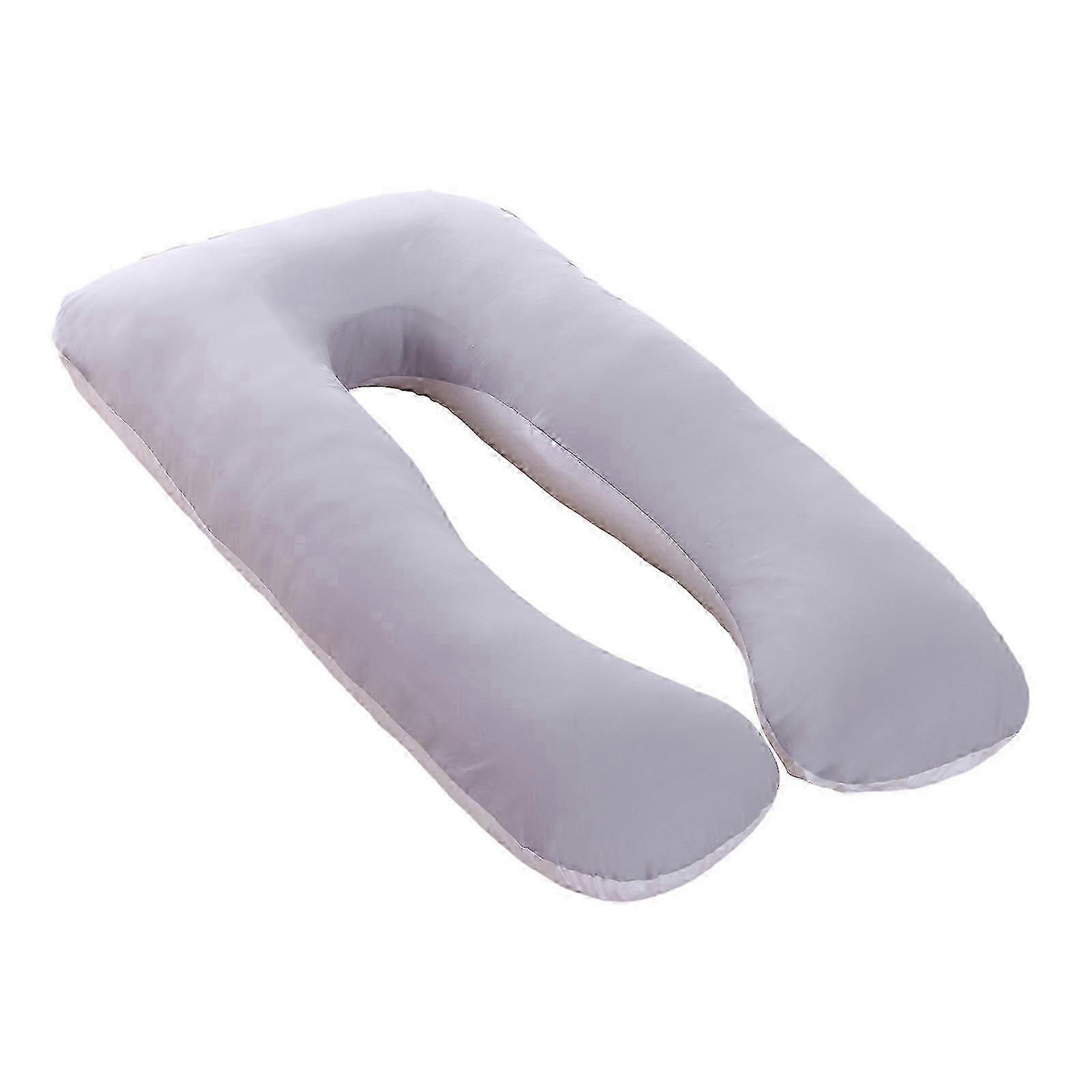 U자형 임산부용 면 베갯잇 누워 가능한 편안한 베개 커버 옆 슬리퍼 베개 P2025032600705