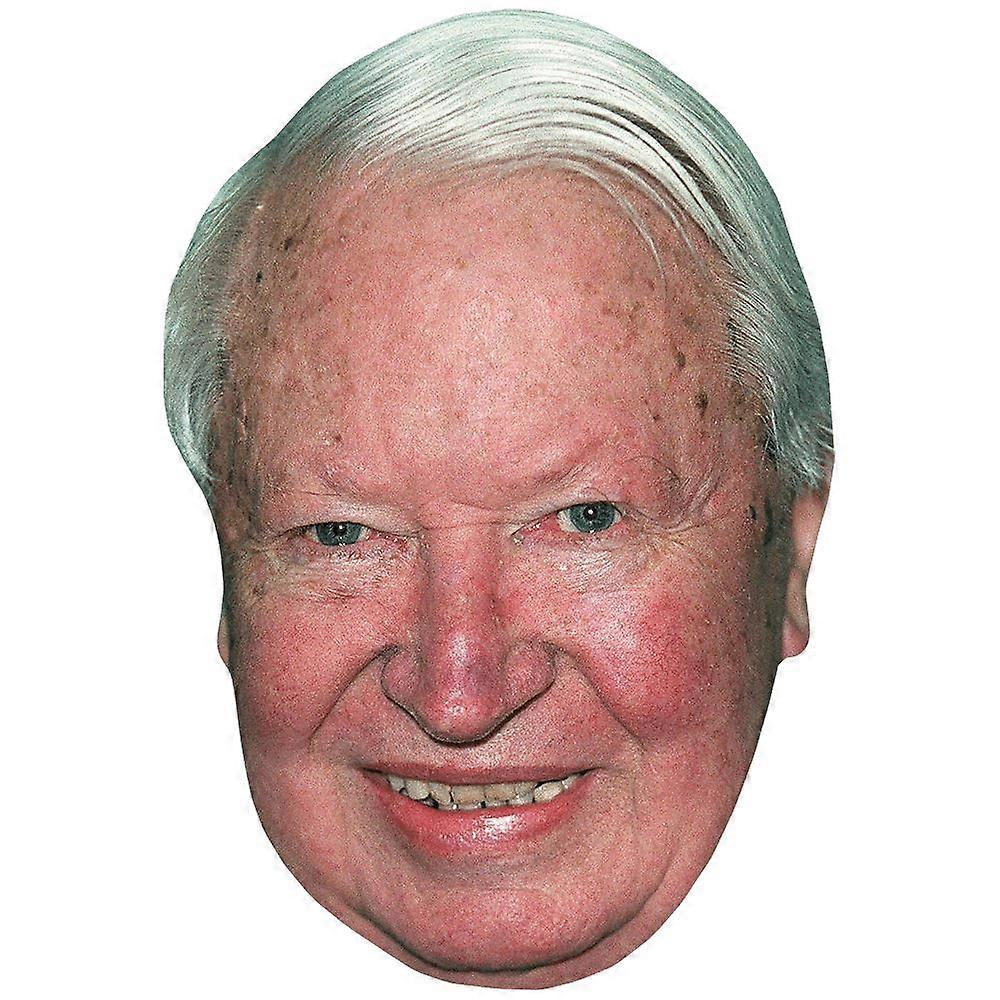 Edward Heath (Smile) Celebrity Mask, Flat Card Face