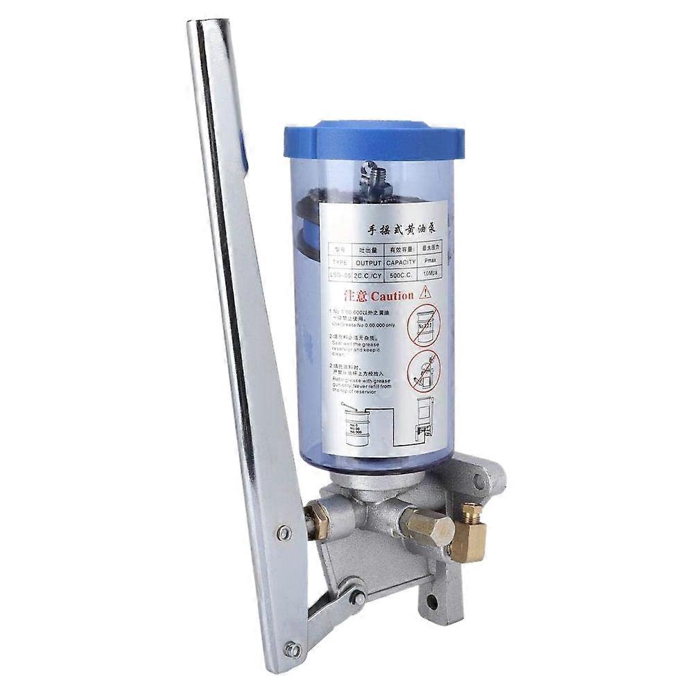 -05 Manual Lubricating Pump Hand Operated Grease Lubricator 6mm Outlet/500CC Lubricating Oil Pump /