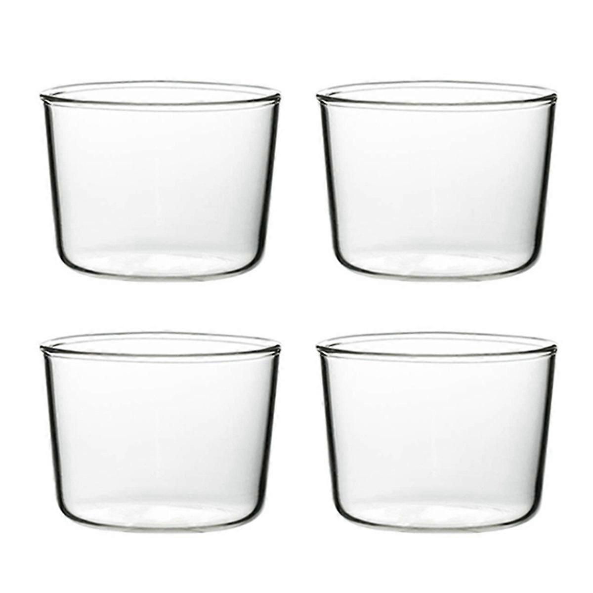 Clear Glass Dessert Bowl Set Party Dipping Dish Condiment Bowl
