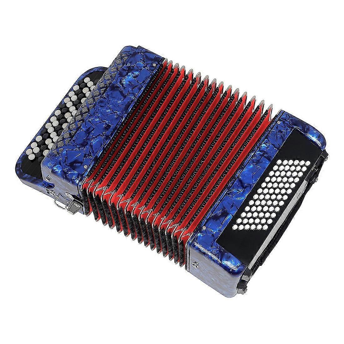 37 Key 72 Bass Bayan Accordion Professional Grading Playing Button Accordion Adult Beginner Keyboard Musical Instrument