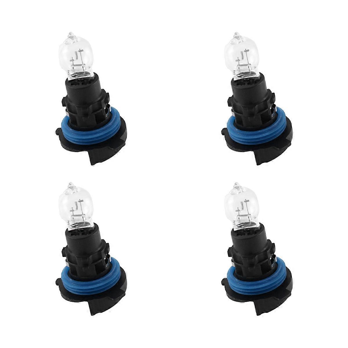 4pcs Car Front Daytime Running Light Bulb with Base for 