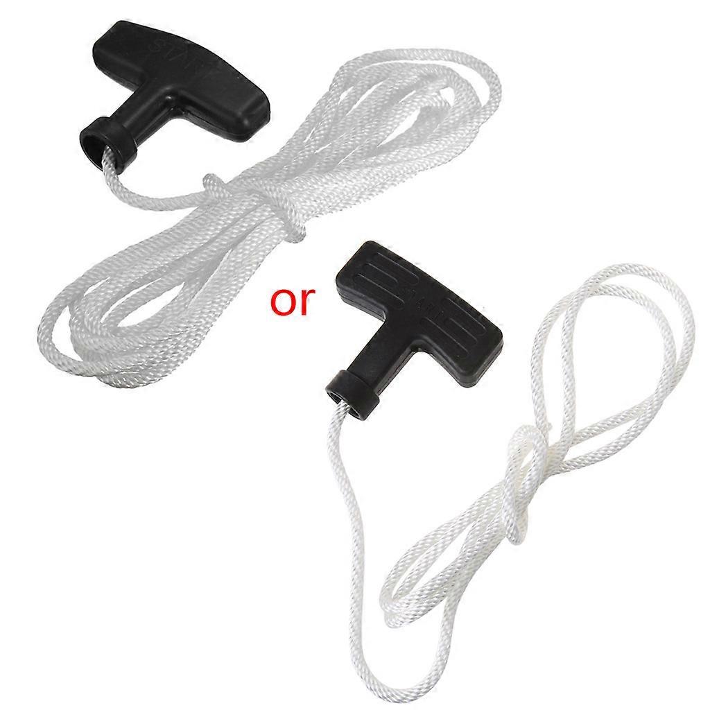 Universal 1.1M 4MM Starter Start Cord Rope Lawnmowers Pull Handle  Engine Petrol  White