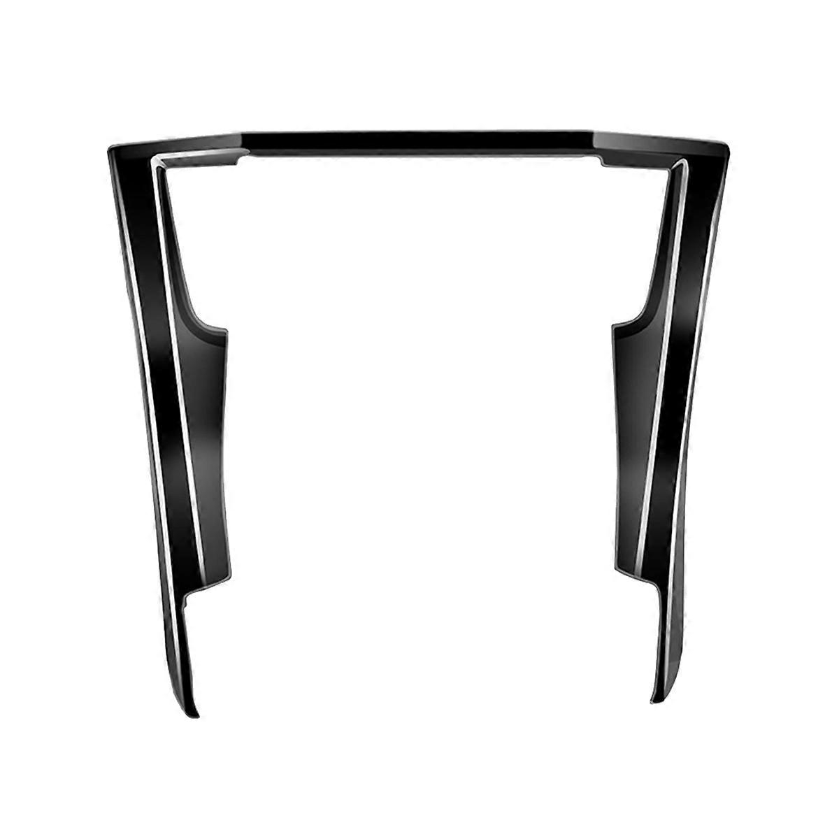 For Vellfire 30 Series 16-23 Central Control Trim Frame Gloss Black