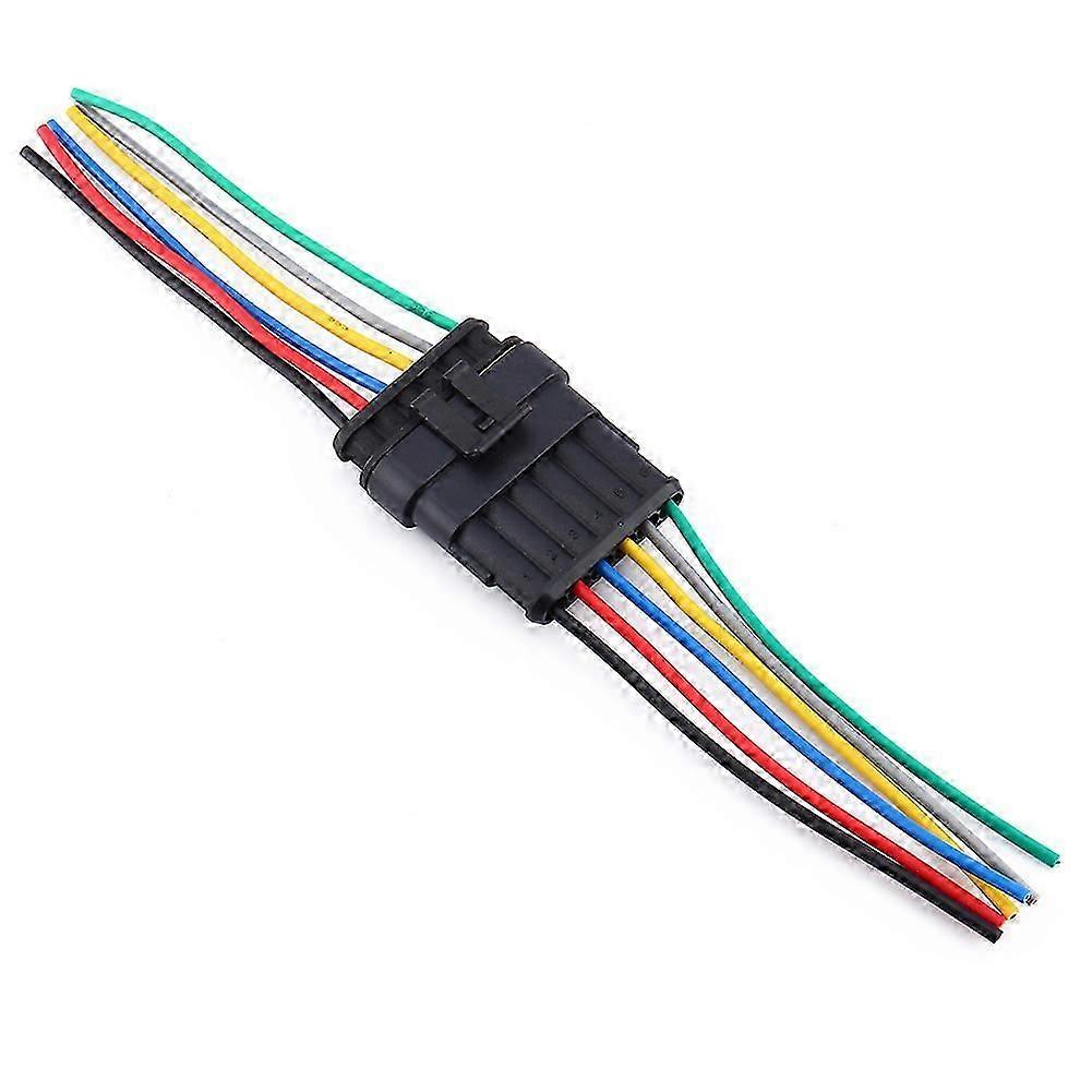 Waterproof 6 Pin Way Car Auto Wire Electrical Connector Plug