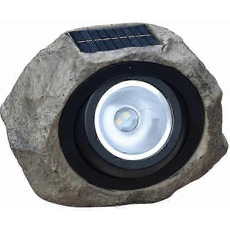 Solar Powered Lamp Simulation Stone Lawn Lamp