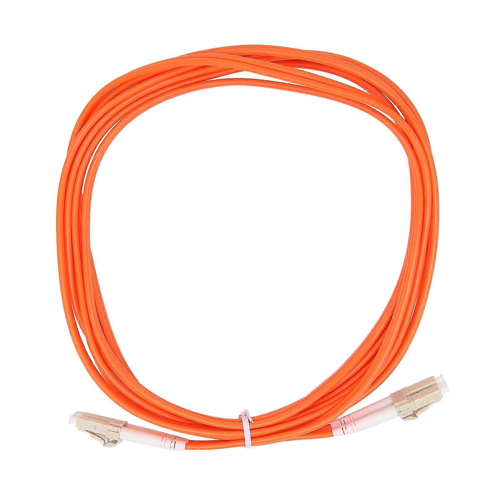 Optical Cable MultiMode DualCore LC UPC LC UPC Optic Fibre for Data Transmission.
