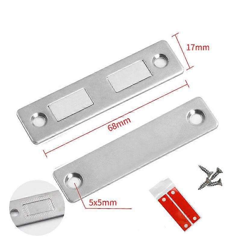 INF Dold magnetisk tryckspärr extra lång (stark magnetisk) 2 st