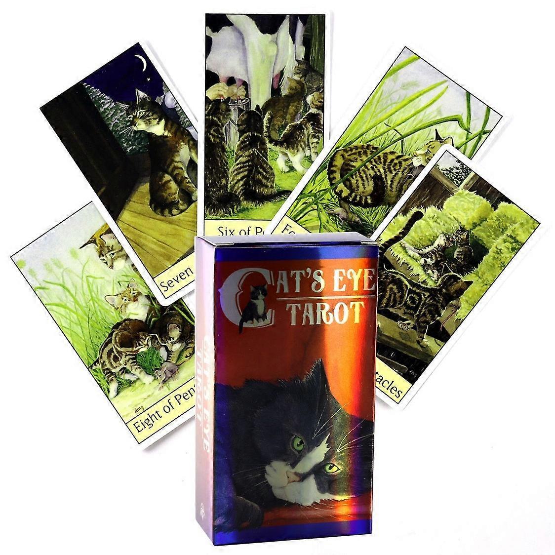 Cat's Eye Tarot Deck: Beginner Tarot Cards Set Guide &amp; Meanings