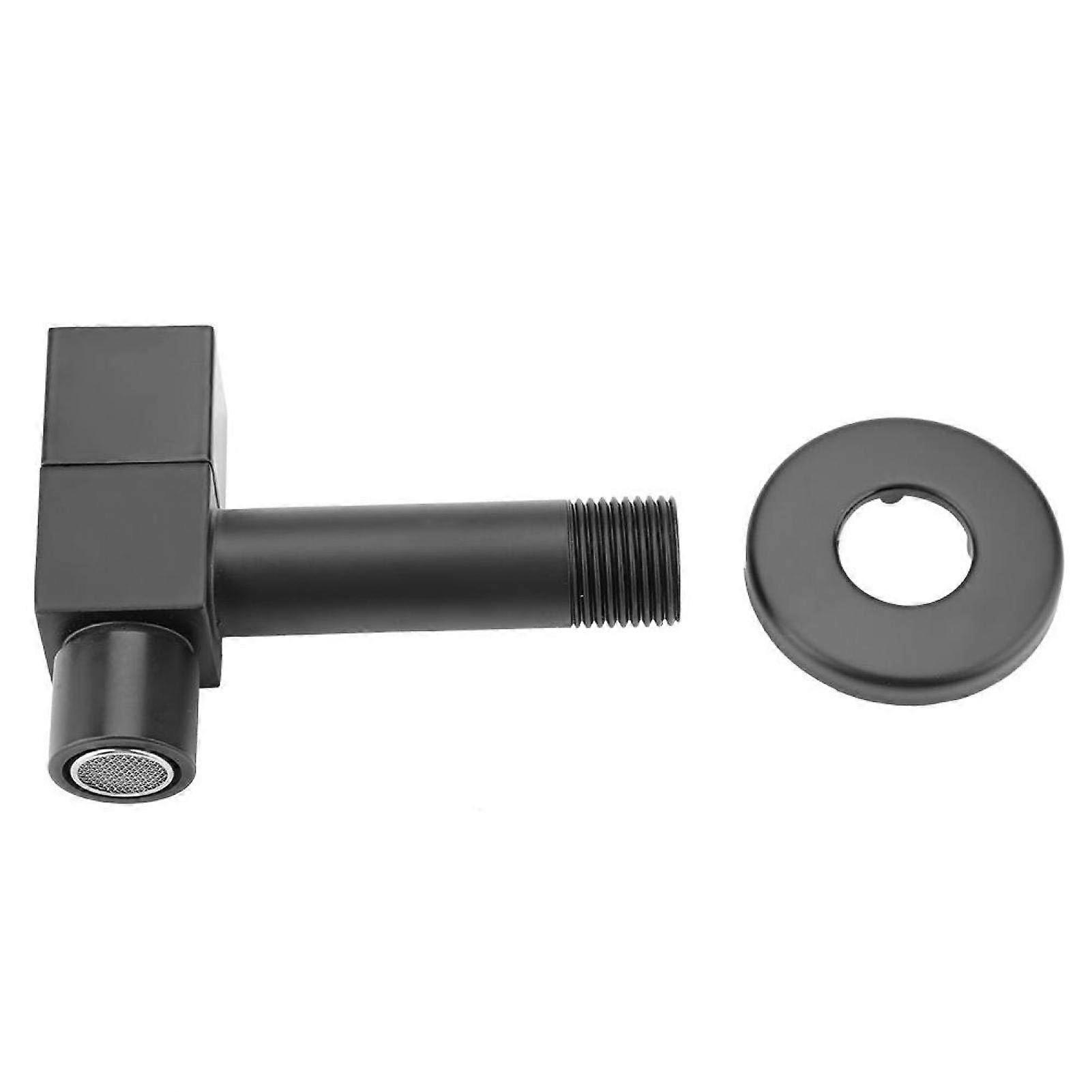 Washing Machine Faucet Black Brass Single Handle Wall Mounted Cold Water Tap for Laundry and Mop Pool Use