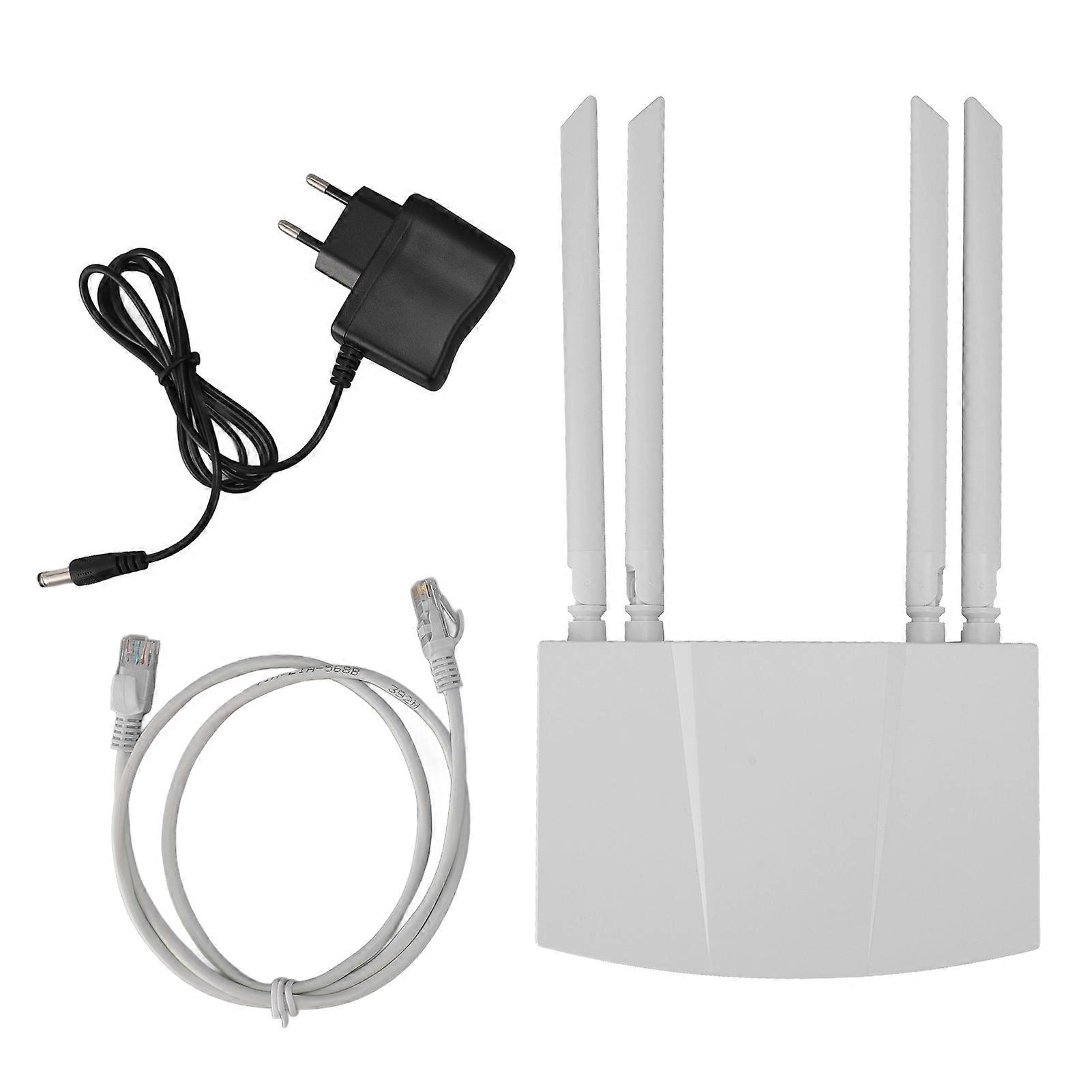 4G LTE Wireless WiFi SIM Card Slot 300Mbps Speed 4G LTE Modem Router with 5dBi High Gain Antennas