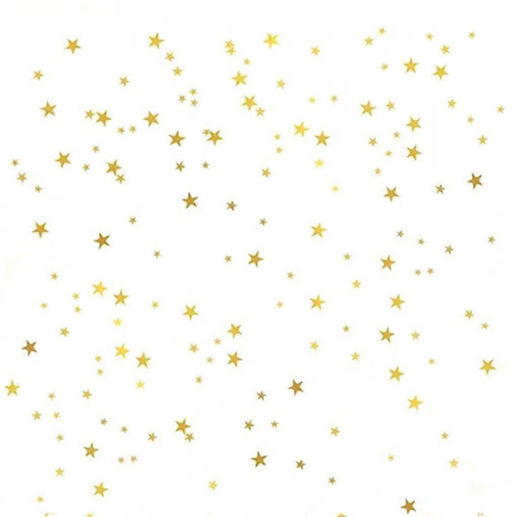DIYウォールステッカースターウォールデカール(130デカール)取り外し可能な家の装飾メタリックビニールポルカの壁の装飾ステッカー