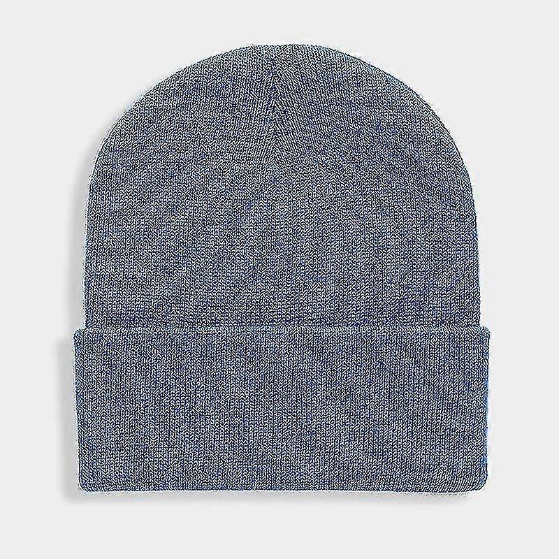 Autumn/winter Wool Blends Soft Warm Knitted Cap