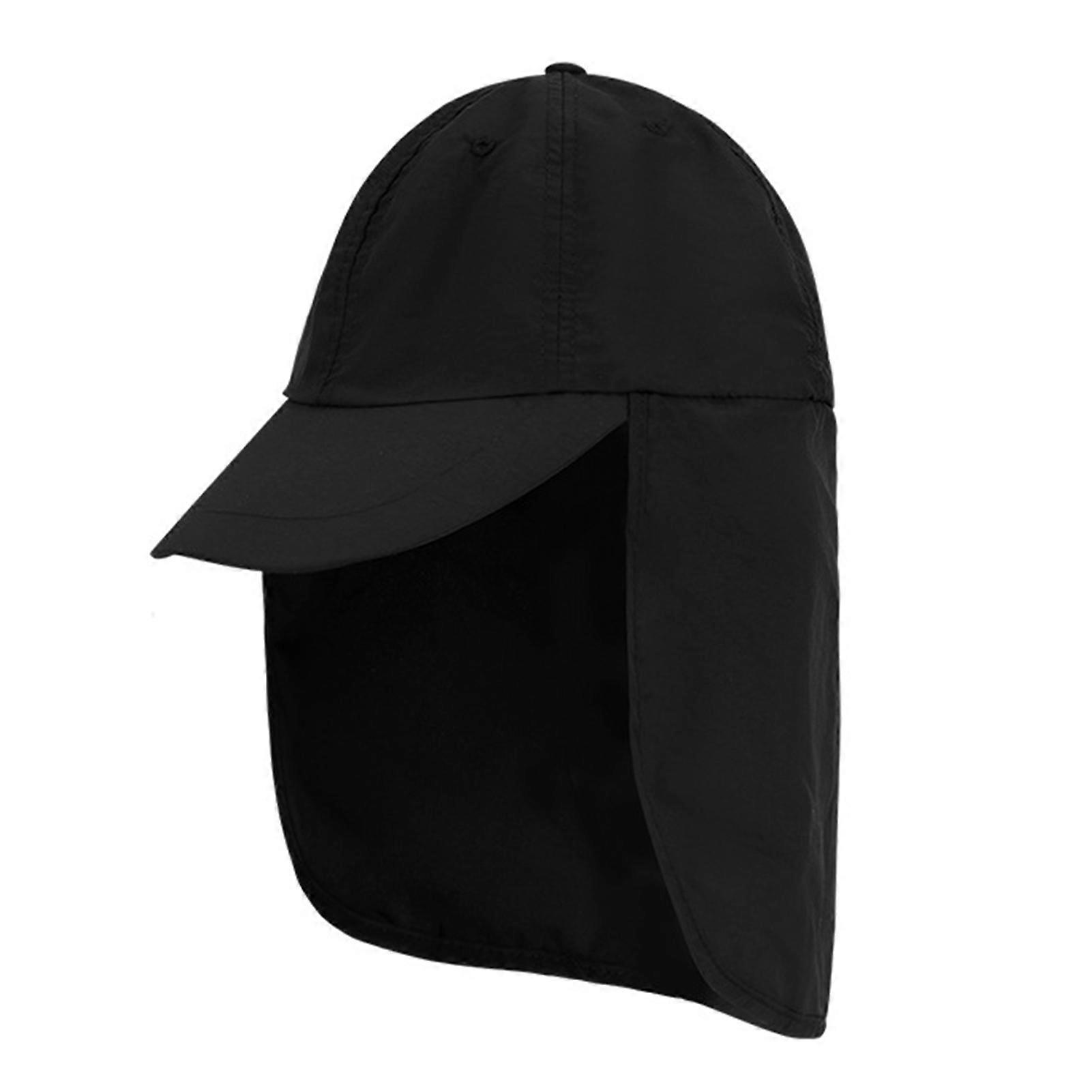Neck Flap Sun Hat with Wide Brim Quick-drying Lightweight Baseball Cap for Summer