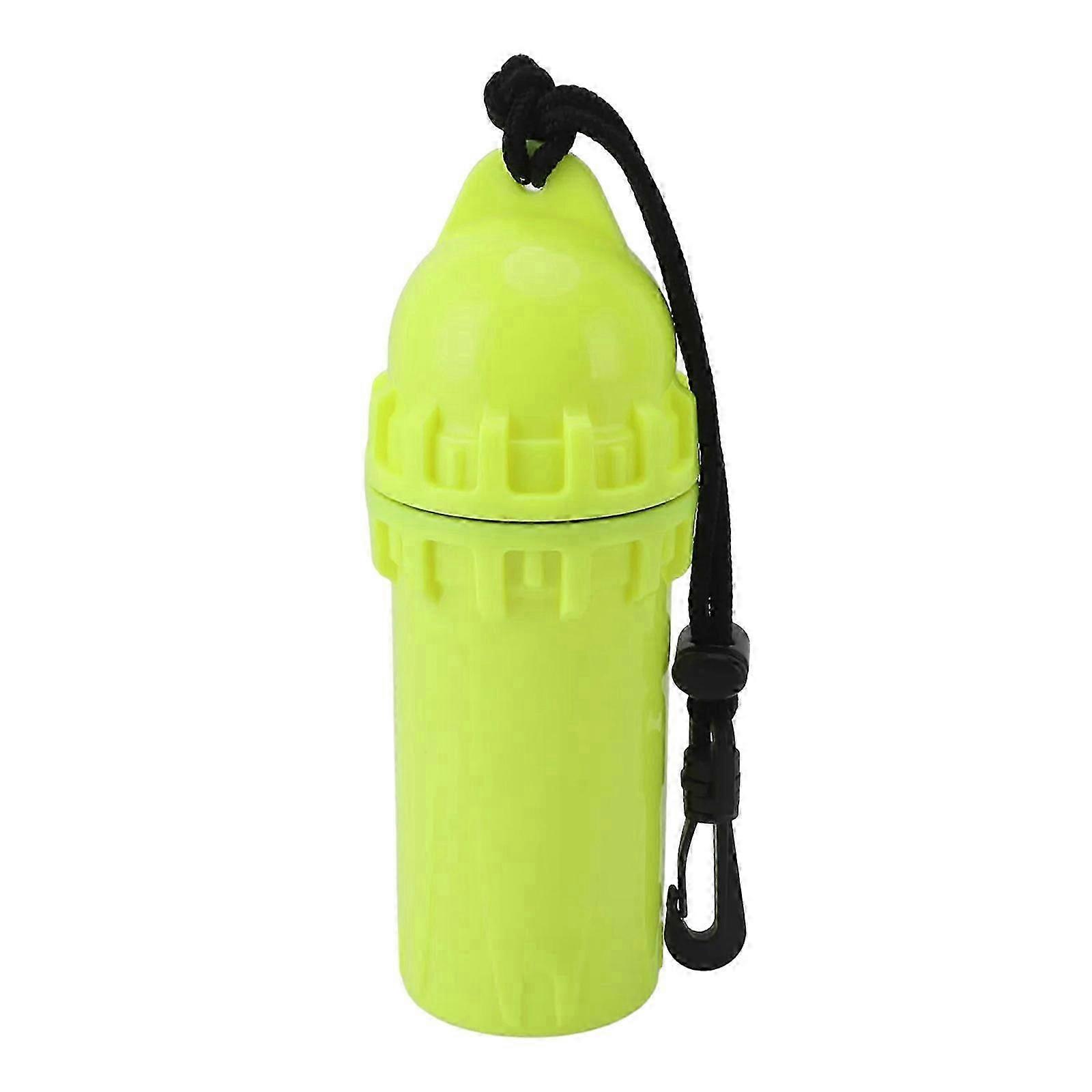 Diving Dry Box, Underwater Floating Watertight Diving Storage Case Diving Sealing Dry Box with Rope Hook for Surfing Luminous color