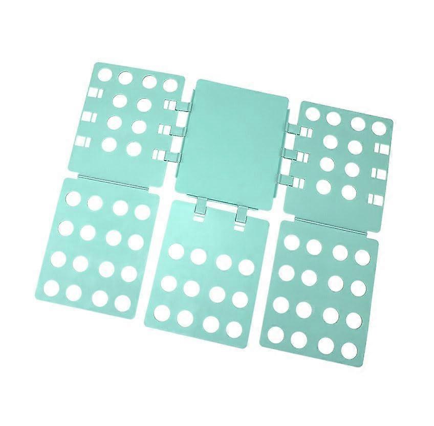 Plastic Folding Board for T-Shirt and Clothes Folding, Easy Laundry Organizer for Kids and Adults, Green Color