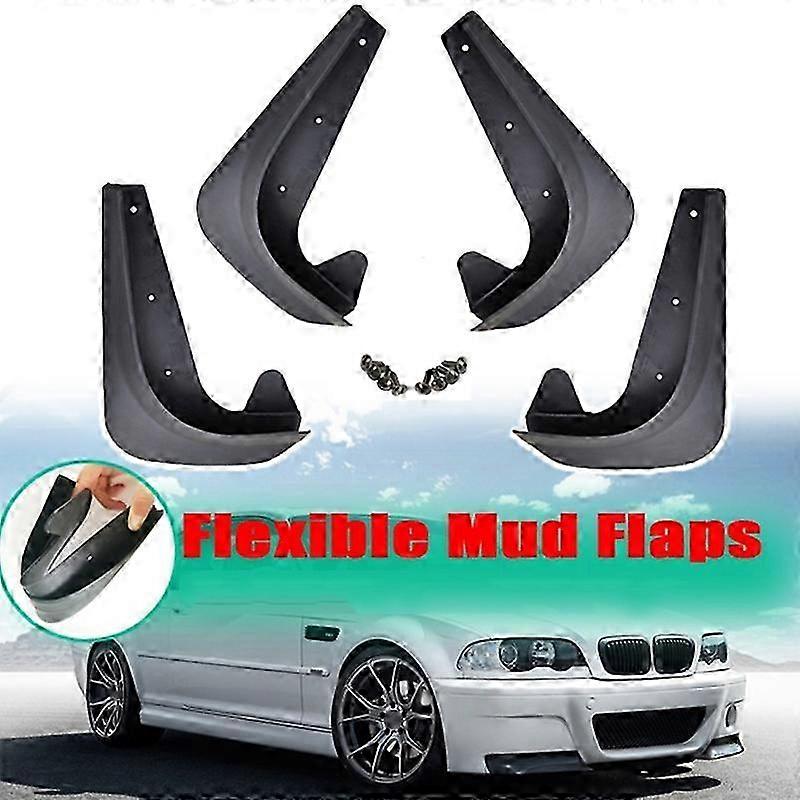 Car Mud Flaps Splash Guards Mudguard For- 3 5 7 Series E30 E46 E90 E91 E92 E93 E60 F10 F11 G30 E38 E65 F01 - FFY