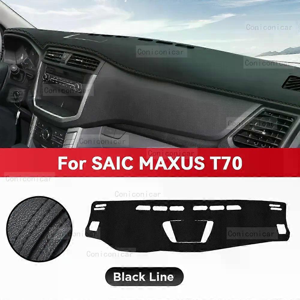 Dashboard Cover Mat Protective Pad For SAIC MAXUS T70 Car Accessories Dash Board Sunshade Anti-UV Carpet Dashmat