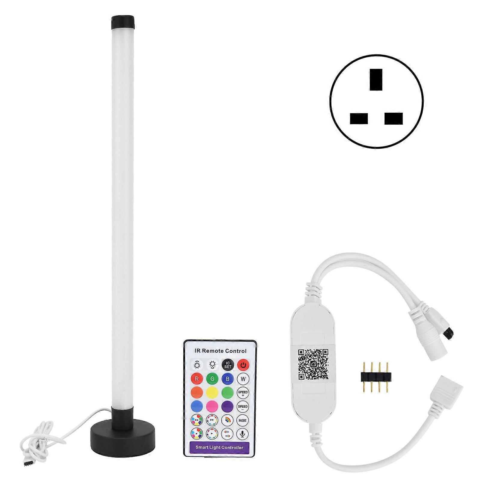 Floor WIFI APP RGBW 16 Million Colors Household Modern 24‑Key Vertical Corner Lamp for Bedroom Living Room