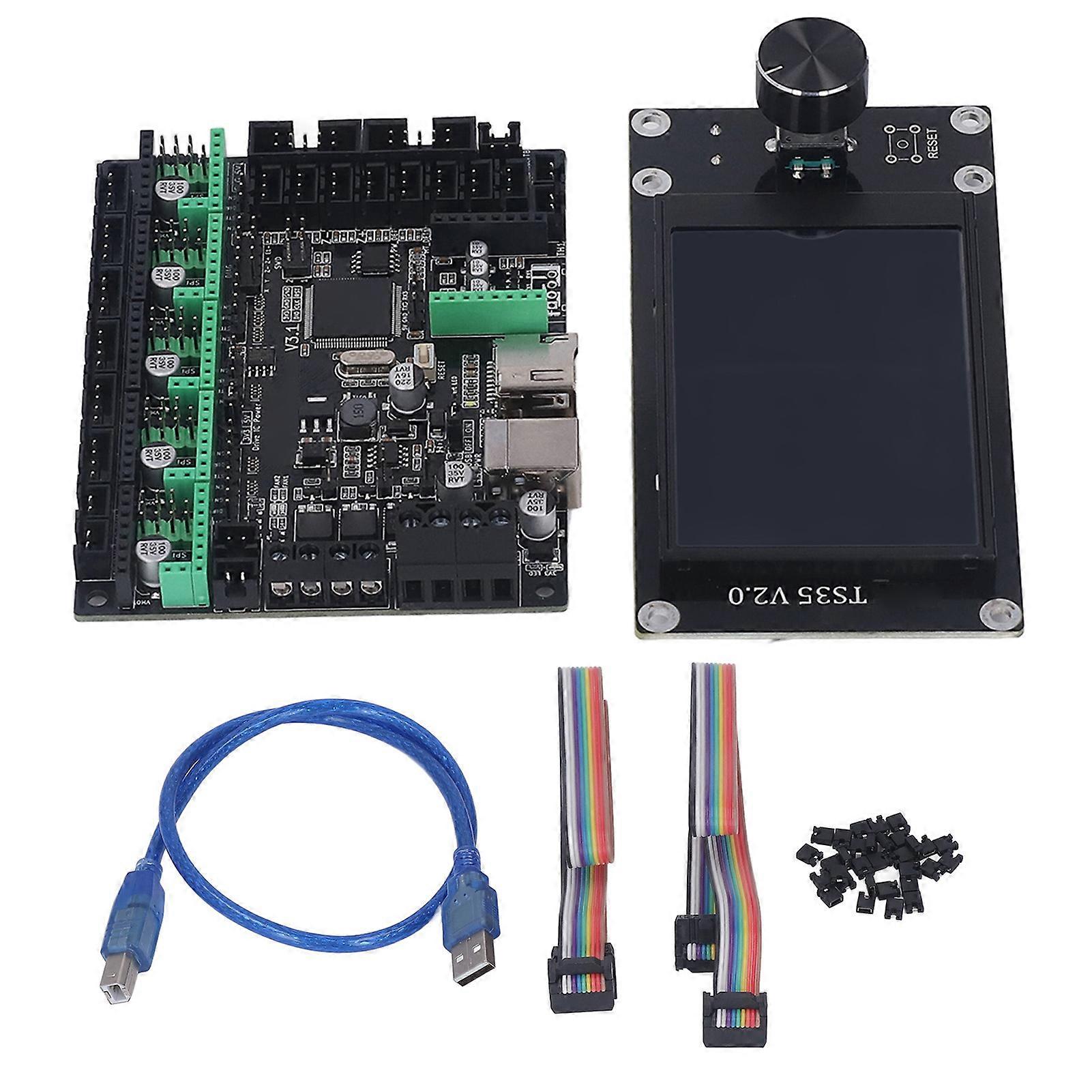 3D-Drucker Motherboard Kit mit Display TFT Touchscreen Set Steuerplatine Teile 12V 24V