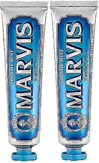 Marvis Pack Of 02 Aquatic Mint Toothpaste 2x75ml