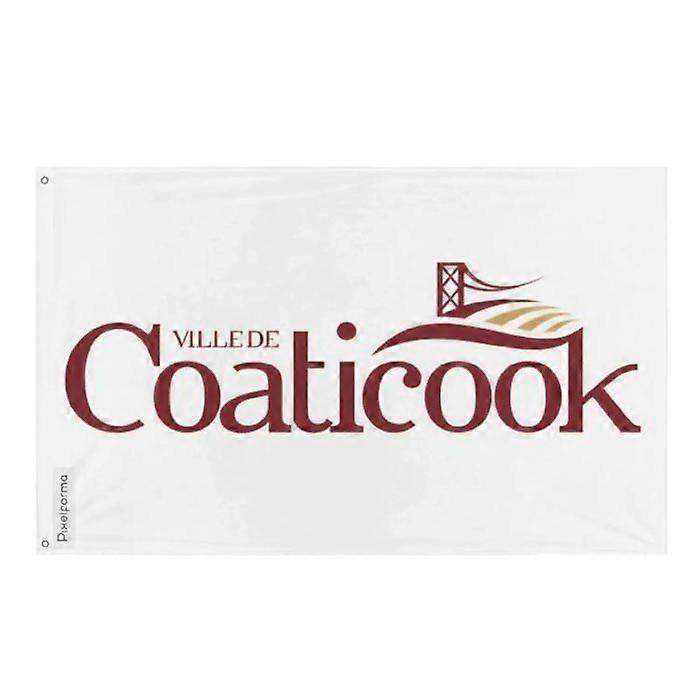 Flag - Coaticook - 64 x 96 cm - Polyester - Double-sided print - Iron eyelets