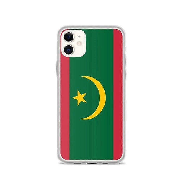 Phone Case - PIXELFORMA - Mauritania Flag - Compatible with iPhone 11 - Flexible - Shockproof