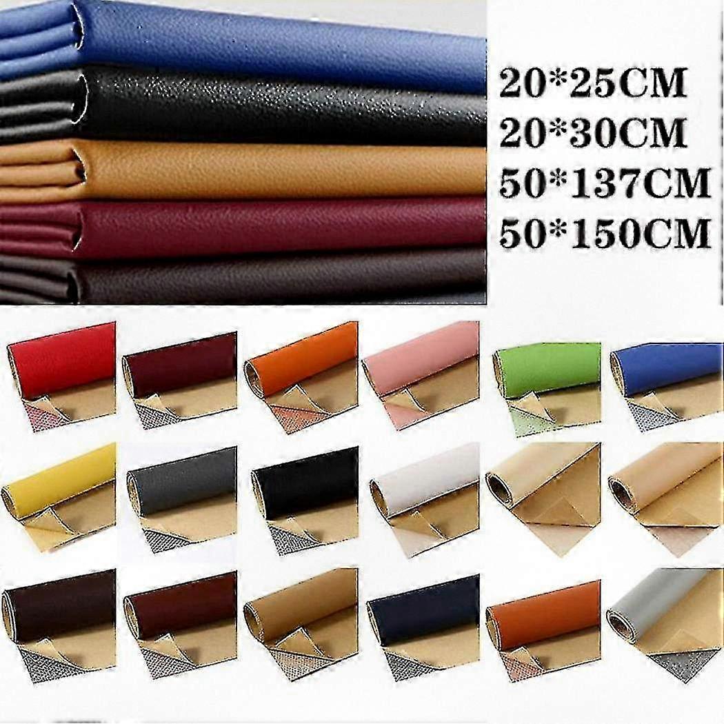 Självhäftande reparationslapp i konstläder för soffa soffa bilstol restaurering klistermärke