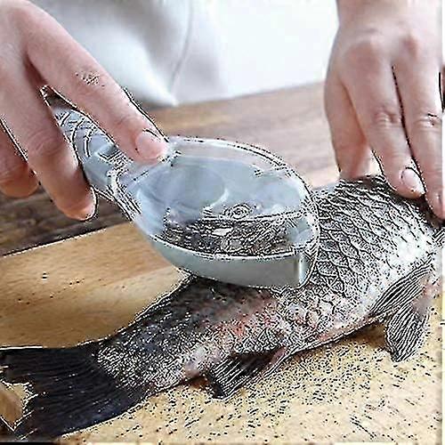 Fast Remove Fish Skin Brush Plastic Fish Scales Graters Scraper Easy Kitchen Cleaning Tool