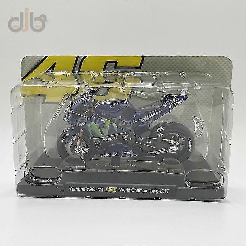 1:18ダイキャストオートバイモデル玩具Yzr-m1 2004 / 2017スポーツレーシングバイクミニチュアレプリカ