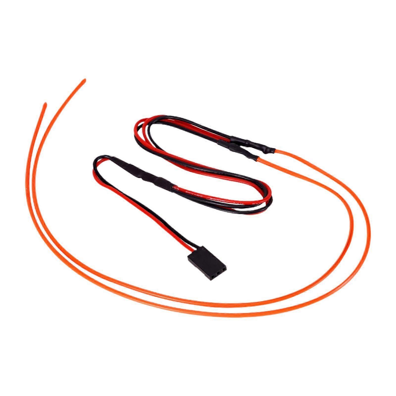 RC Car Line Wire Lights Red Yellow Easy to Use Blue Glowing Strobing Line for Rc