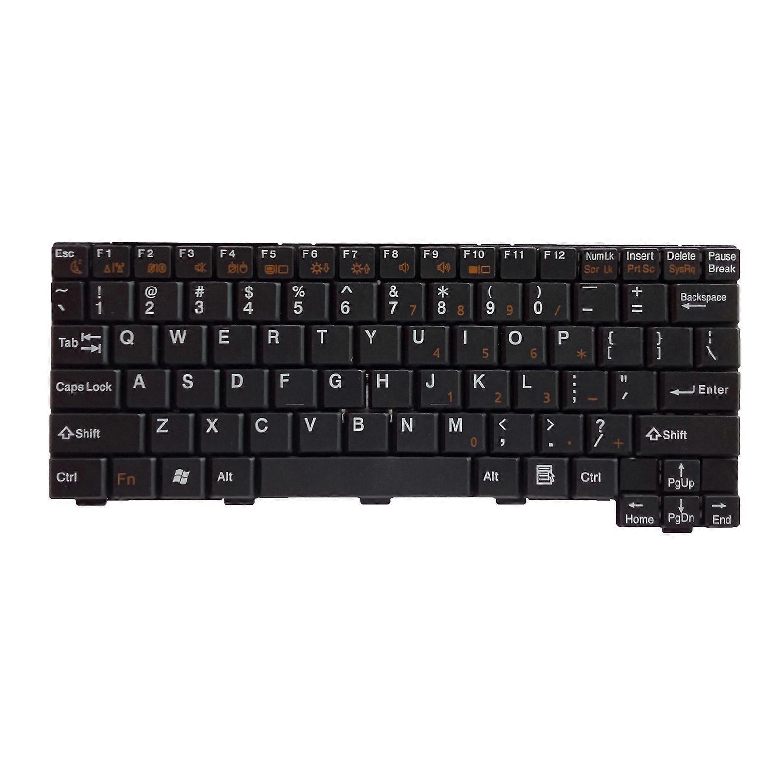 Replacement Keyboard for Lifebook P1510 P1510D P1610 P1620 Laptop US Layout Black