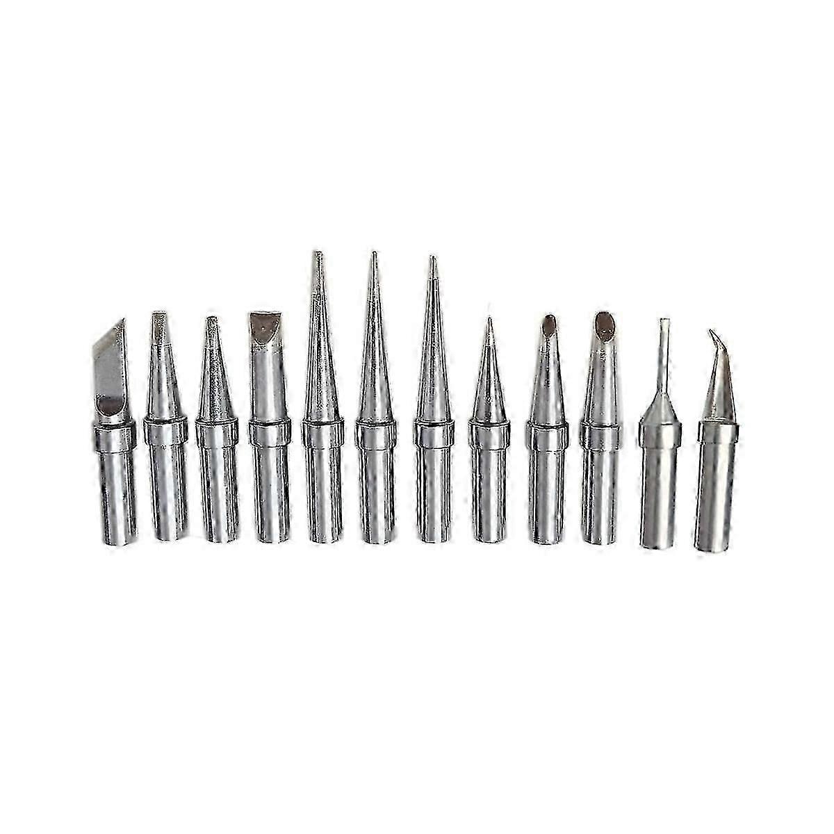 12Pcs Replacement Soldering Iron,ET Tips compatible with Weller WE1010NA WES51 WESD51 PES51 WEP70 Soldering Tips