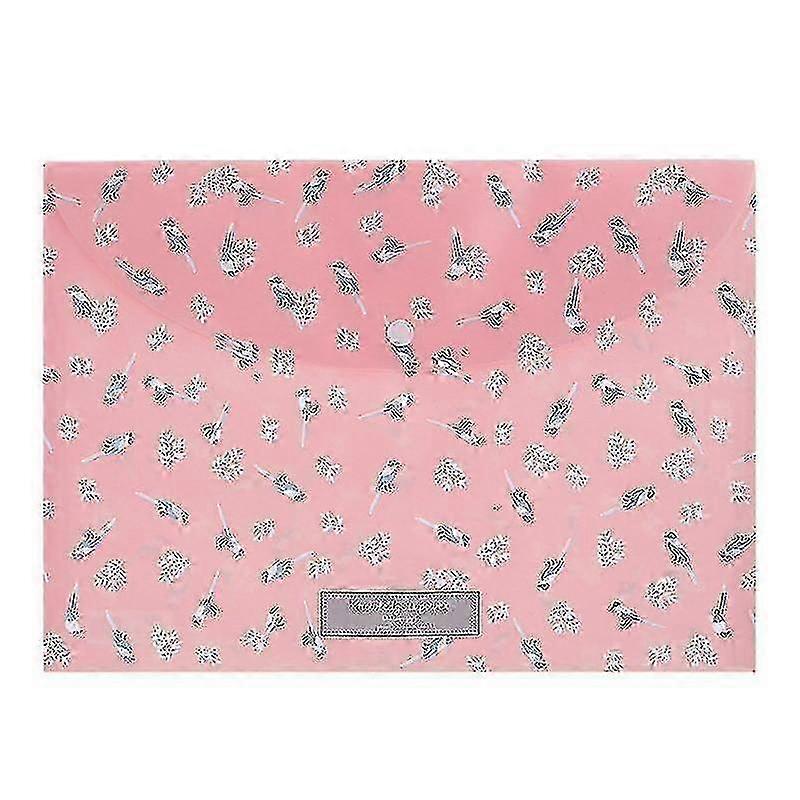 stationery office supplies snap folder storage bag