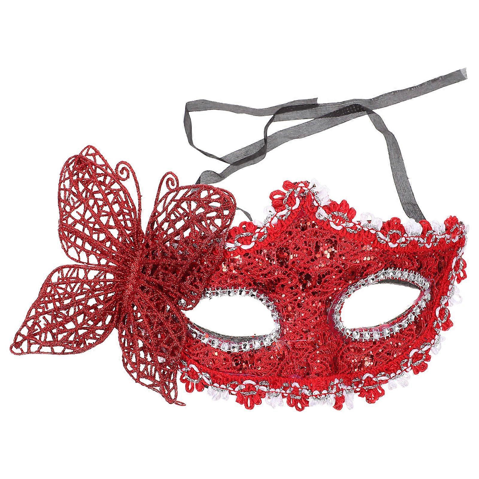 Masquerade Mask, Adjustable Half Face Piece for Creative Dress-Up