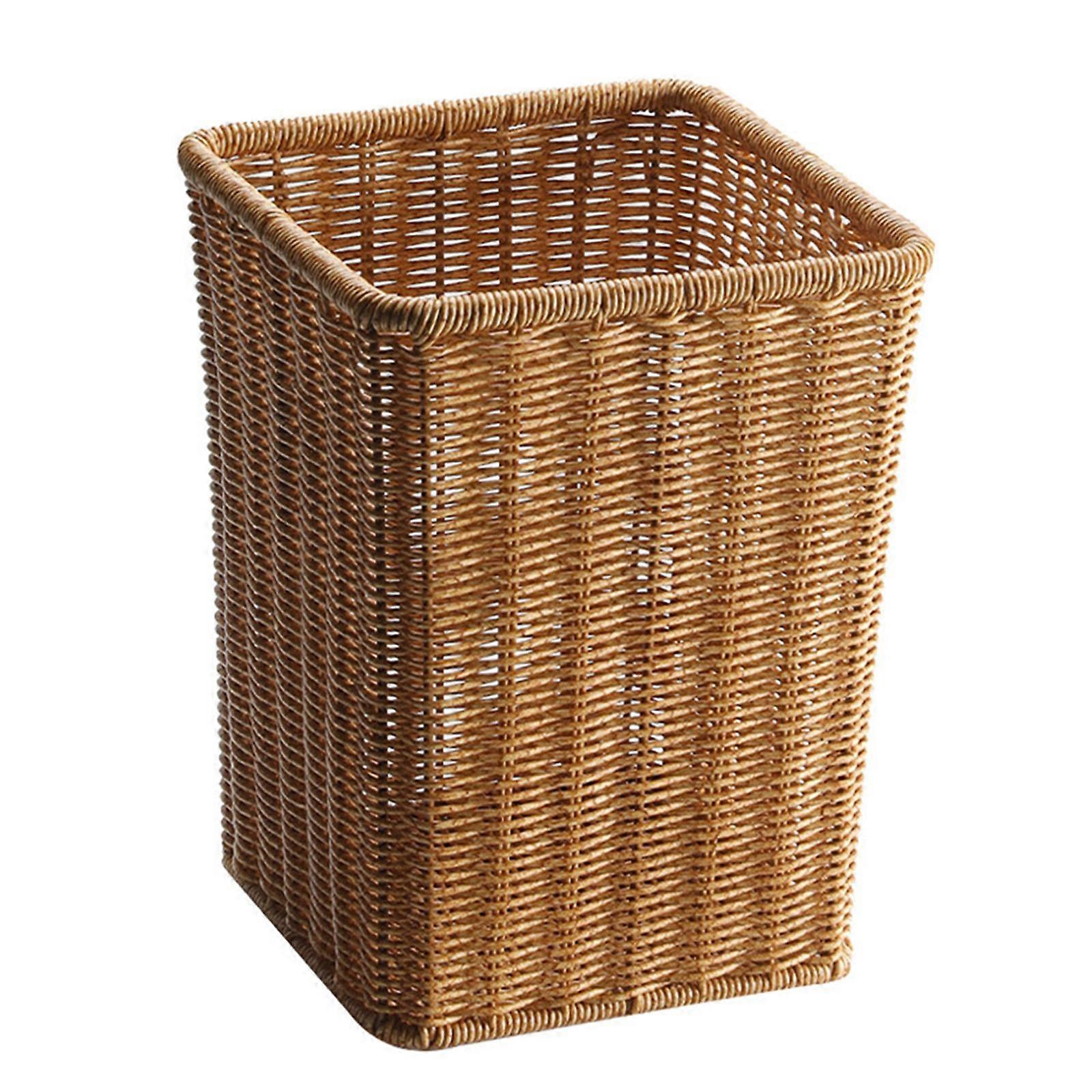 Woven Basket Laundry Hamper Container Bin, Multipurpose Organizer, Laundry