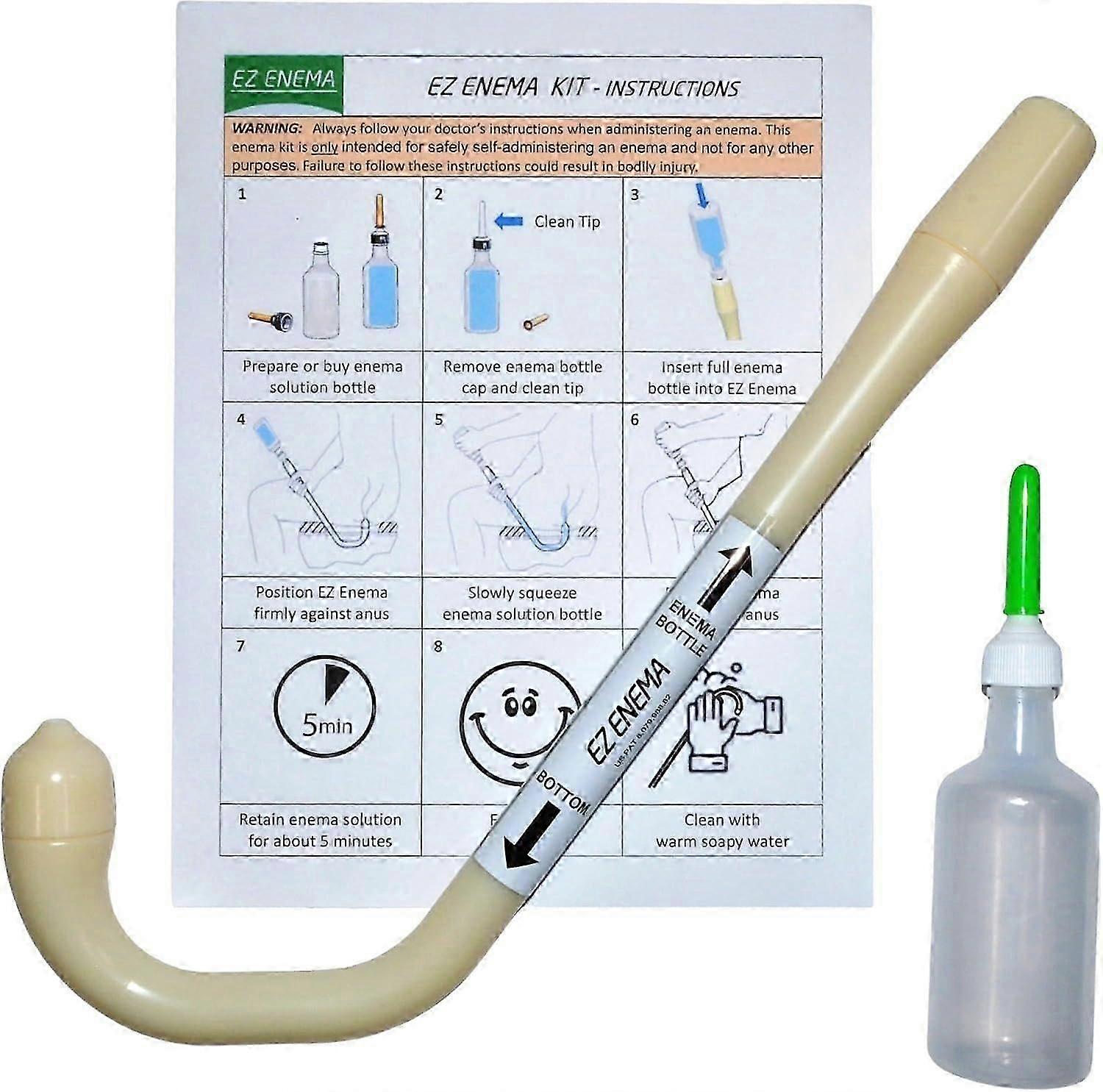 2025 Latest Model Comfortable Rounded Enema Kit - No Matter How You Spell Enema, We Provi