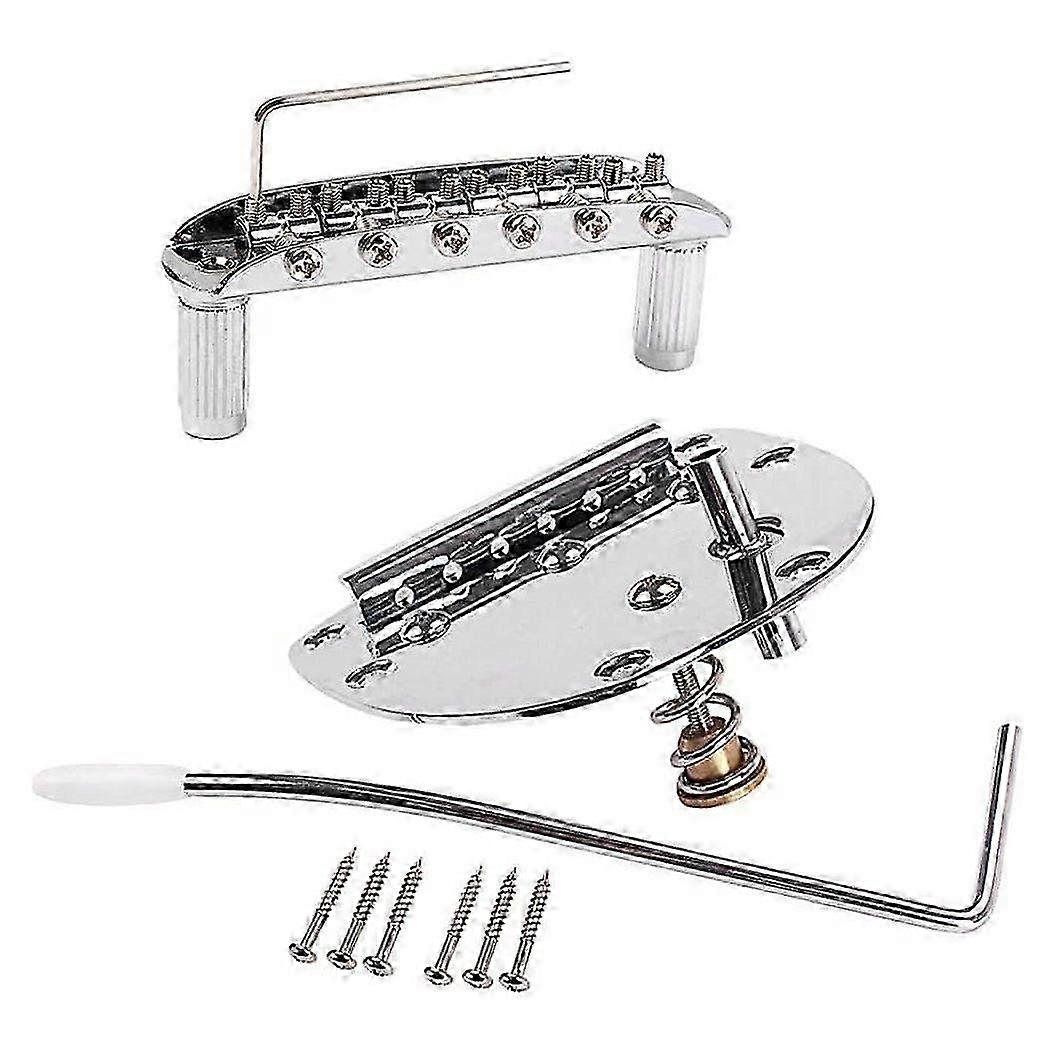 Guitar Tremolo Bridge Replacement Screws & Wrench Set for Jazzmaster Maintenance Tools
