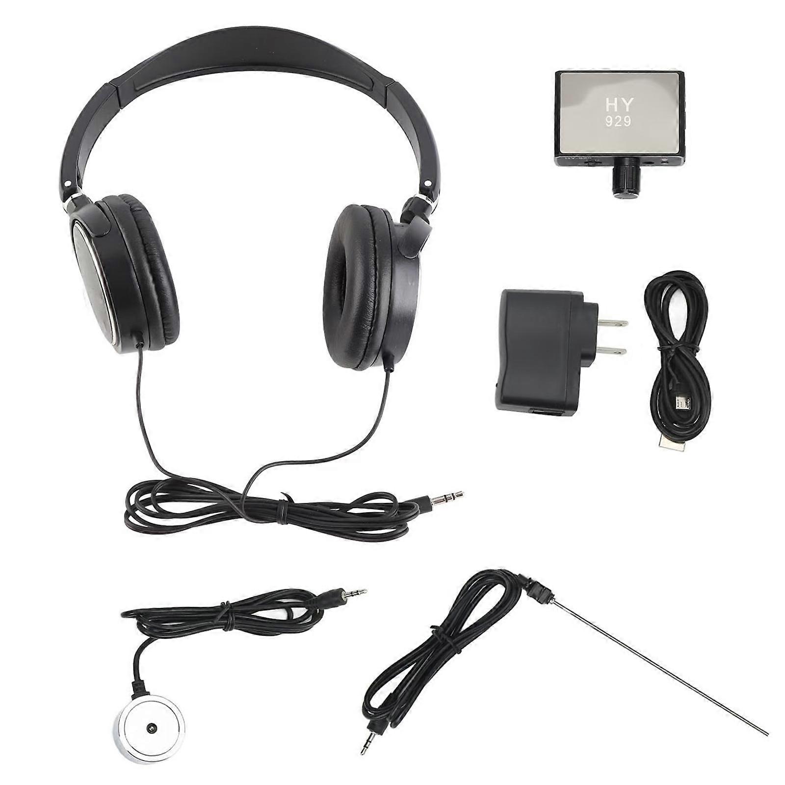 Double Probes Water Leak Detectors For Home And Site Construction With Rechargeable Battery And Headphones